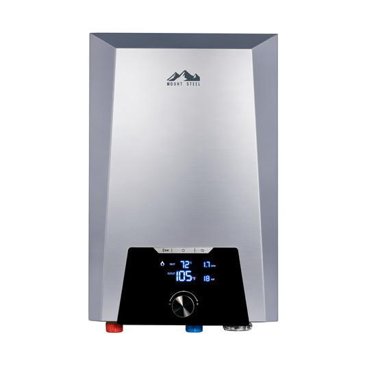 Mount Steel Pioneer Series 240V Adjustable Electric Tankless Water Heater